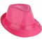  Chapeau borsalino à sequins rose fluo adulte, fig. 1 