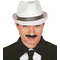  Chapeau borsalino trilby blanc adulte, fig. 1 