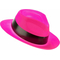  Chapeau gangster rose fluo adulte, fig. 1 