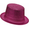  Chapeau haut de forme plastique pailleté fuschia adulte, fig. 1 