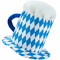  Chapeau pinte de bière en bleu et blanc adulte, fig. 1 