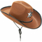  Chapeau Sherif marron adulte, fig. 1 