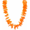  Orangefarbene Hawaii Blumen-Kette, fig. 1 