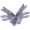  Gants courts argent à paillettes adulte, fig. 1 