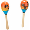  2 Maracas Hawaïennes en bois, fig. 1 