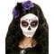  Serre-tête fleurs violettes et noires femme Dia de los muertos, fig. 1 