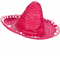  Sombrero rosso con pompons per adulto, fig. 1 