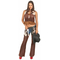  Sexy Cowgirl Kostüm für Damen braun-weiss, fig. 1 