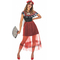  Tag der Toten Damenkostüm dia de los muertos schwarz-weiss-rot, fig. 1 