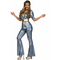  Déguisement disco argent brillant femme, fig. 1 