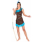  Déguisement indienne marron et bleu femme, fig. 1 
