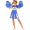  Déguisement pompom girl USA bleu femme, fig. 1 