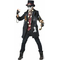  Costume da scheletro vudù per uomo taglie forti, fig. 1 