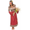  Déguisement hippie bordeaux femme, fig. 1 