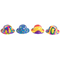  Mini chapeau melon en plastique clown adulte, fig. 1 