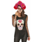  T-shirt squelette coloré femme Dia de los muertos, fig. 1 