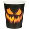  Kürbis-Pappbecher Halloween-Tischdekoration 10 Stück schwarz-orange 210ml, fig. 1 