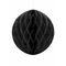 Boule en papier alvéolé noir 20 cm, fig. 1 