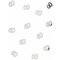  Confettis de table en bois 60 argentés 10 gr, fig. 1 