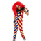 Déguisement creepy clown bicolore fille, fig. 1 