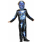  Roboter Skelettkostüm für Kinder schwarz-blau, fig. 1 