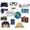  Kit photobooth Tour du Monde 13 accessoires, fig. 1 