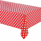  Nappe rouge à pois blanc plastique 137 x 274 cm, fig. 1 