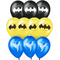  10 Ballons latex Batman 25x32cm, fig. 1 