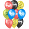 10 Ballons latex Justice League 25 x 32 cm, fig. 1 
