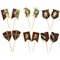  12 doppelseitige Ritterpicks 7-8 cm, fig. 1 