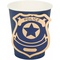  8 Gobelets en carton marine et or police 255 ml, fig. 1 