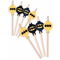  8 pailles médaillon en carton Batman 20cm, fig. 1 