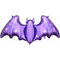  Ballon aluminium géant chauve-souris violette 119 x 51 cm, fig. 1 