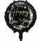  Schwarz-goldener Folienballon Frohes Neues Jahr 45 cm, fig. 1 