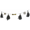  Guirlande Halloween noire et or avec tassels 2m, fig. 1 