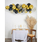  Fledermaus Ballon-Set für Halloween schwarz-gold-transparent 34-teilig, fig. 1 