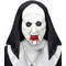  Masque demi-tête nonne horrible avec coiffe adulte, fig. 1 