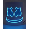  Masque DJ guimauve led bleu adulte, fig. 1 