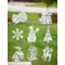  Spray effetto neve fosforescente con mascherine decorative Natale, fig. 2 