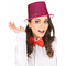 Chapeau haut de forme plastique pailleté fuschia adulte, fig. 2 