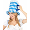  Chapeau pinte de bière en bleu et blanc adulte, fig. 2 