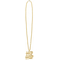  Collana Hip Hop dorata adulto, fig. 2 