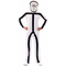  Déguisement avec masques Stickman adulte, fig. 2 