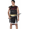 Déguisement gladiateur Romain noir et doré homme, fig. 2 