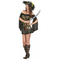  Déguisement Pirate noir et doré femme, fig. 2 