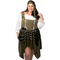 Déguisement pirate flibustière vert grande taille femme, fig. 2 