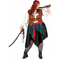  Piraten-Damenkostüm in Übergröße Karnevals-Verkleidung XXL blau-schwarz-braun-rot, fig. 2 