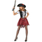  Déguisement Pirate rayures rouges et noires femme, fig. 2 