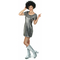  Déguisement robe disco argentée femme, fig. 2 