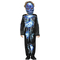  Roboter Skelettkostüm für Kinder schwarz-blau, fig. 2 